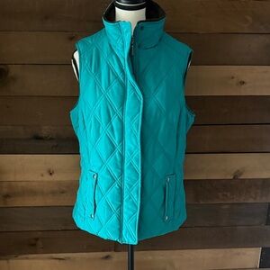 Weatherproof Garment Company Women's Teal Vest Size Medium